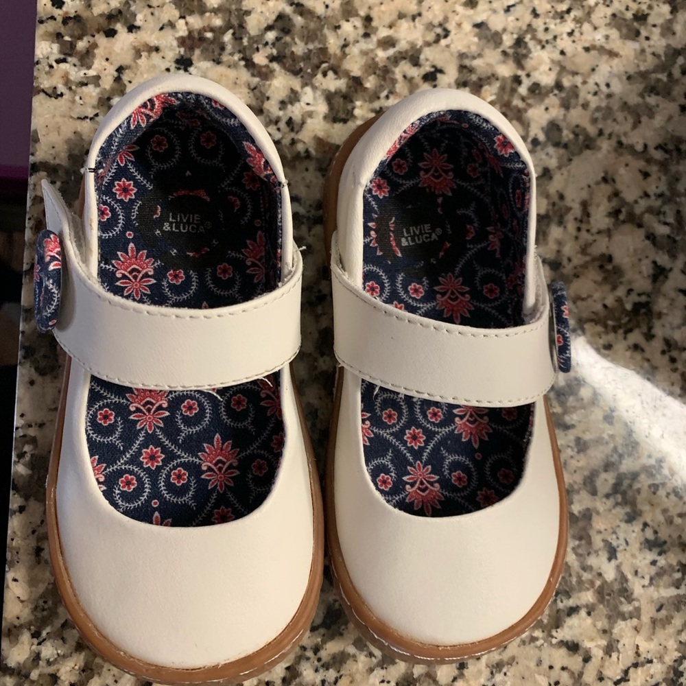 White size 6 Livie and Luca Mary Janes